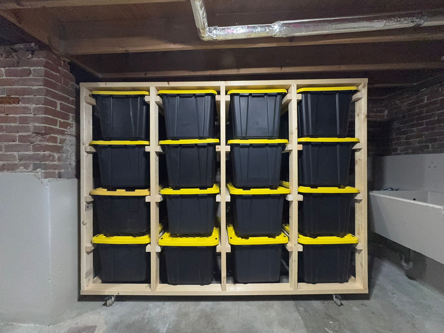 2x1 Horizontal Grid (2 Totes)